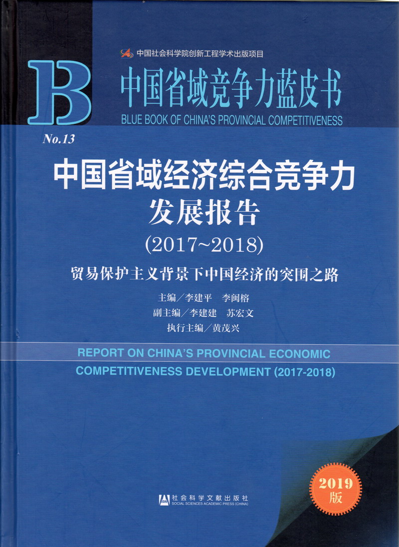 插B视爽中国省域经济综合竞争力发展报告（2017-2018）